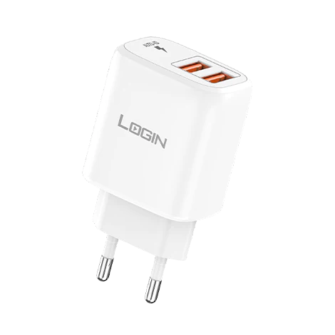 Login LT-22 Type C 2.4 A Smart Charger Login LT-22 Type C 2.4 A Smart Charger